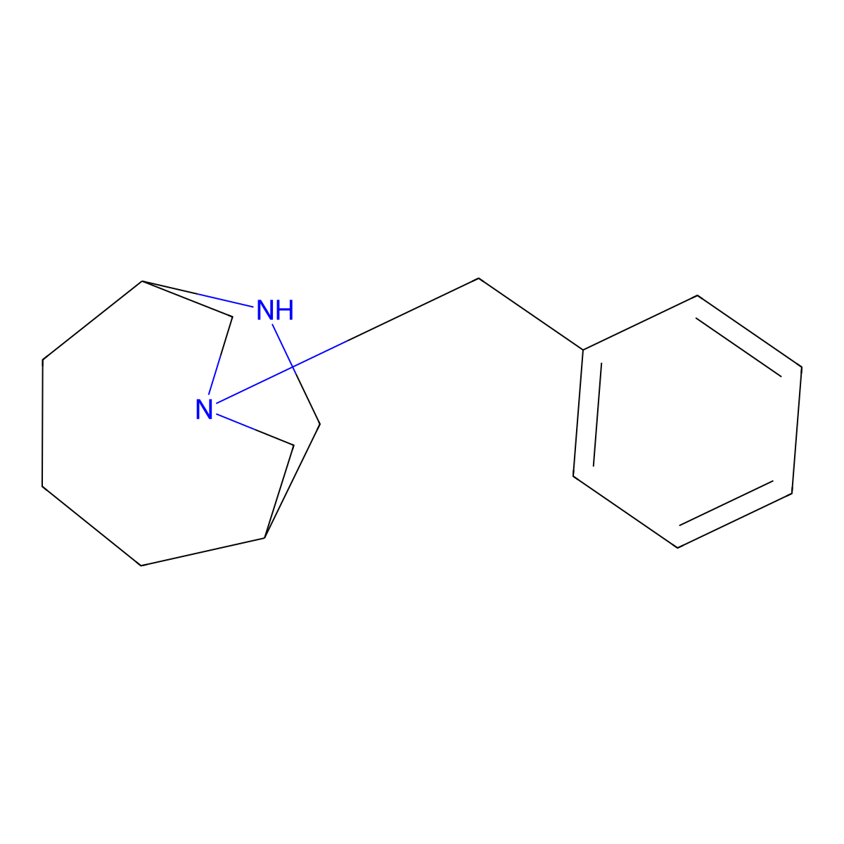 3-Benzyl-3,9-diazabicyclo[3.3.2]decane molecular structure, CAS 1049874-66-9
