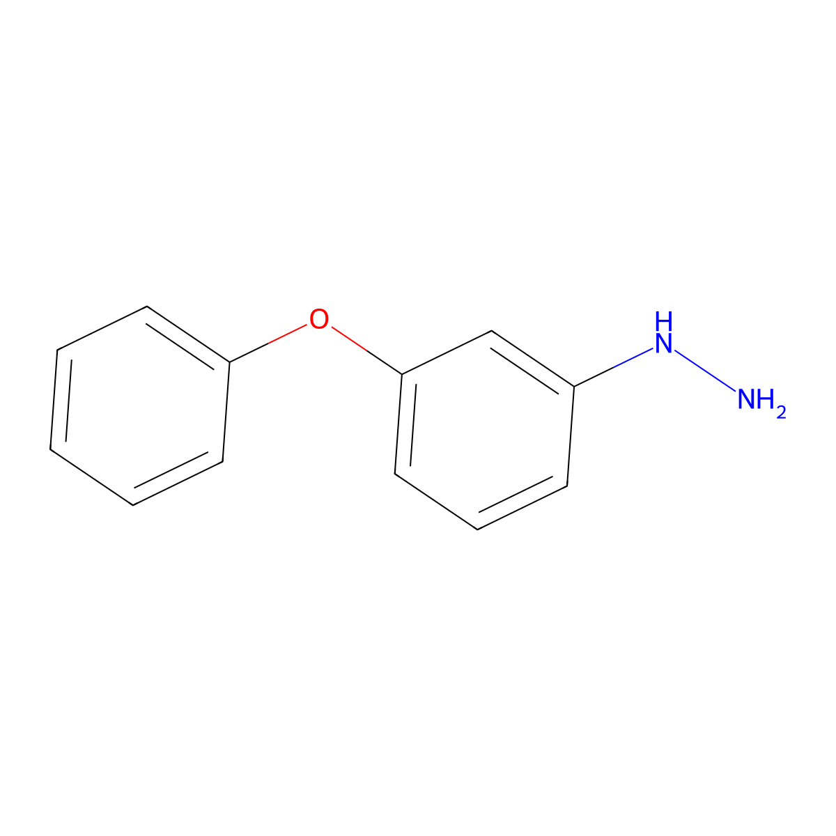 (3-Phenoxyphenyl)hydrazine molecular structure, CAS 104997-24-2