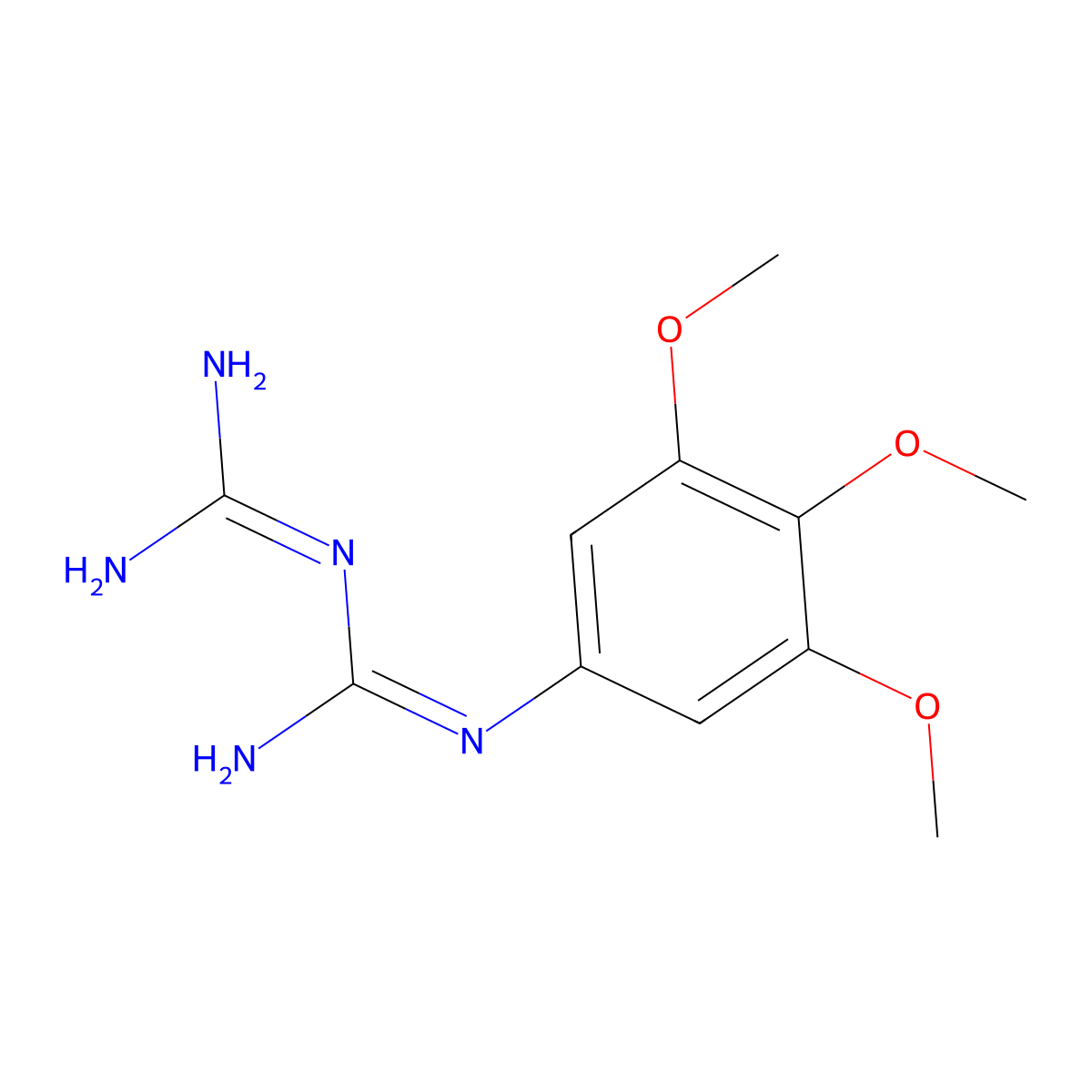 N-(3,4,5-Trimethoxyphenyl)triimidodicarbonic diamide molecular structure, CAS 1049978-48-4