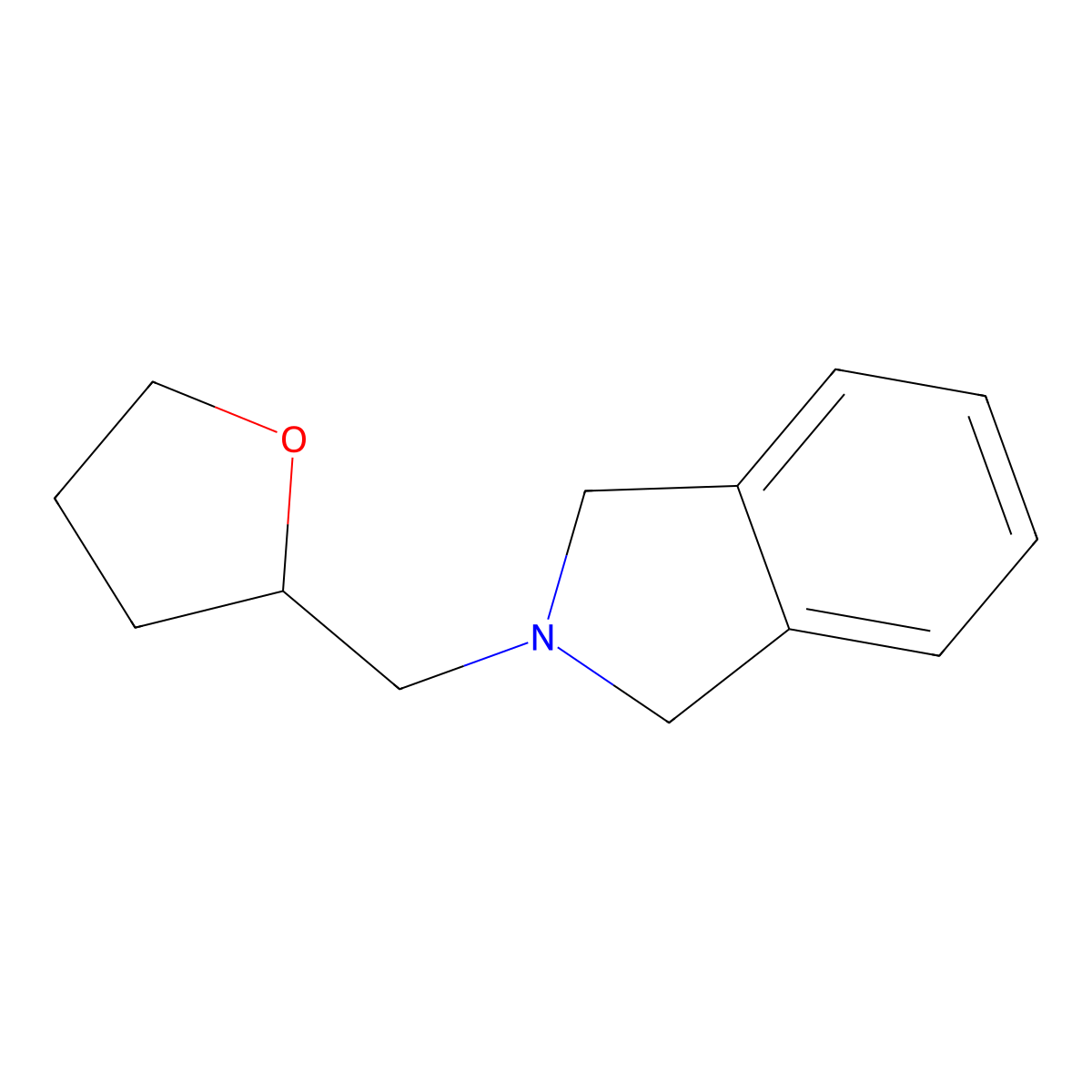 2-(Tetrahydro-2-furanylmethyl)isoindoline molecular structure, CAS 1049986-81-3
