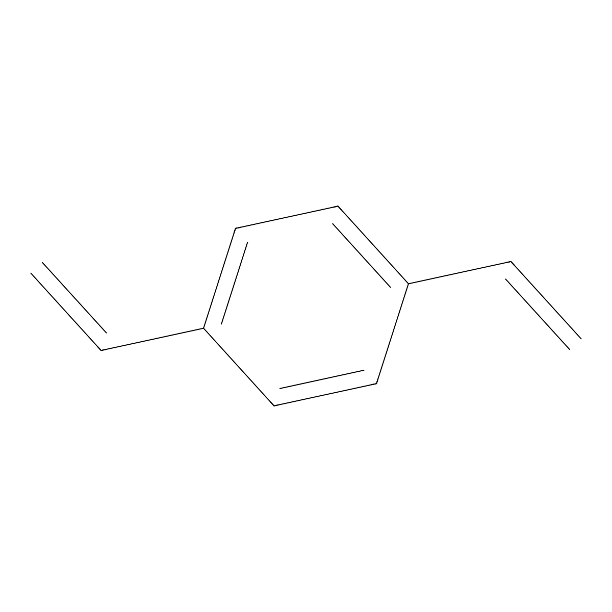 p-Divinylbenzene molecular structure, CAS 105-06-6