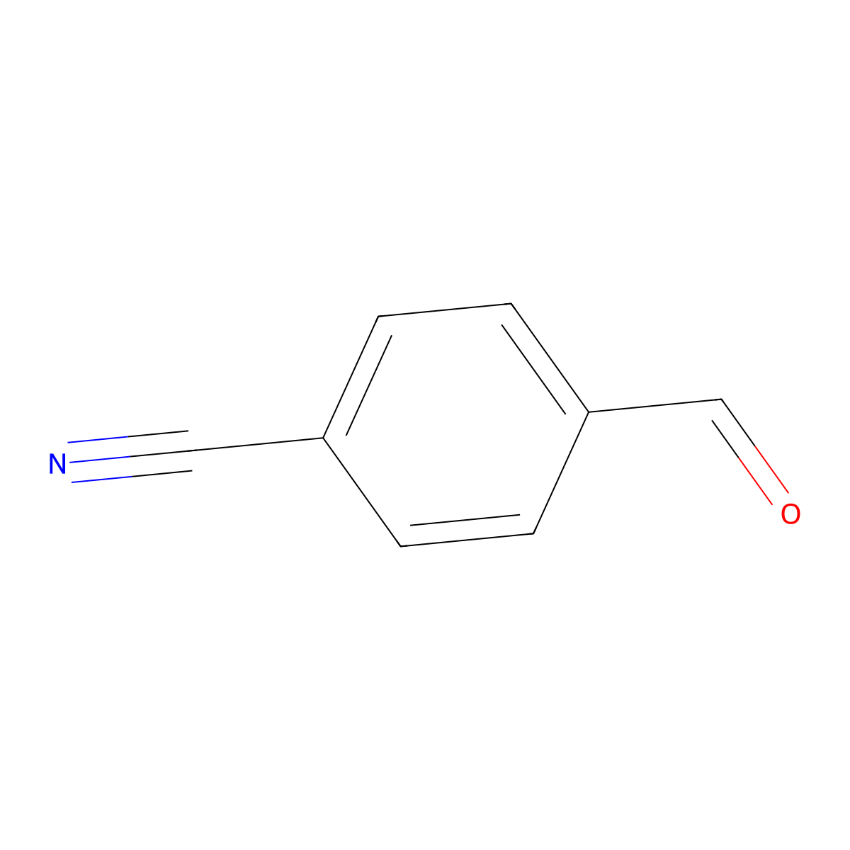 4-Cyanobenzaldehyde molecular structure, CAS 105-07-7