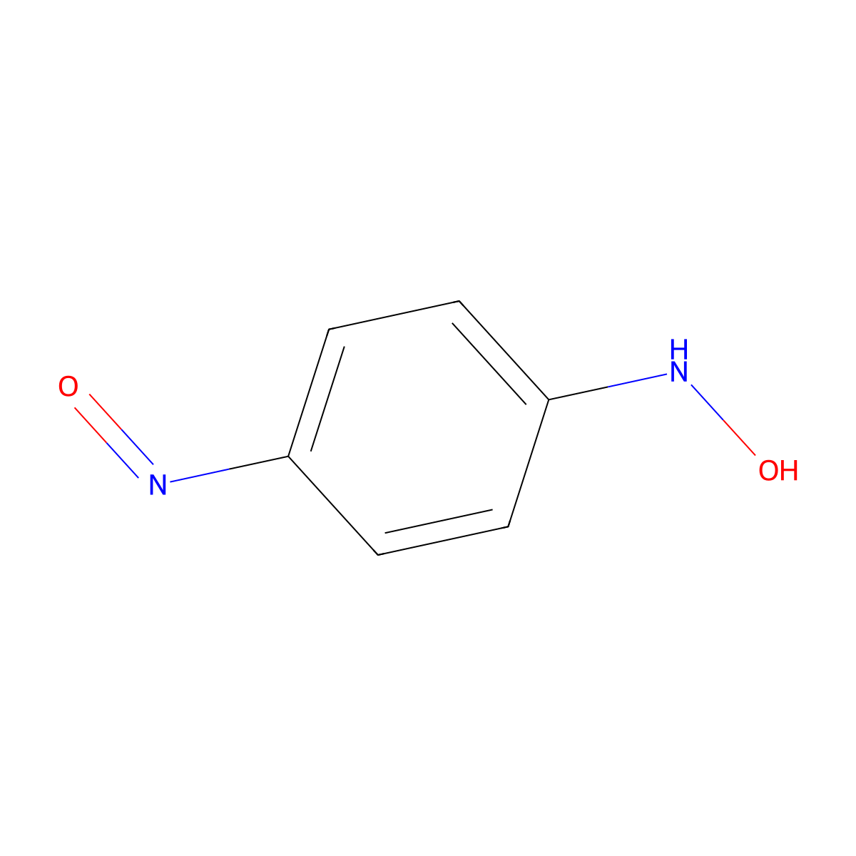 1,4-Benzoquinone dioxime molecular structure, CAS 105-11-3