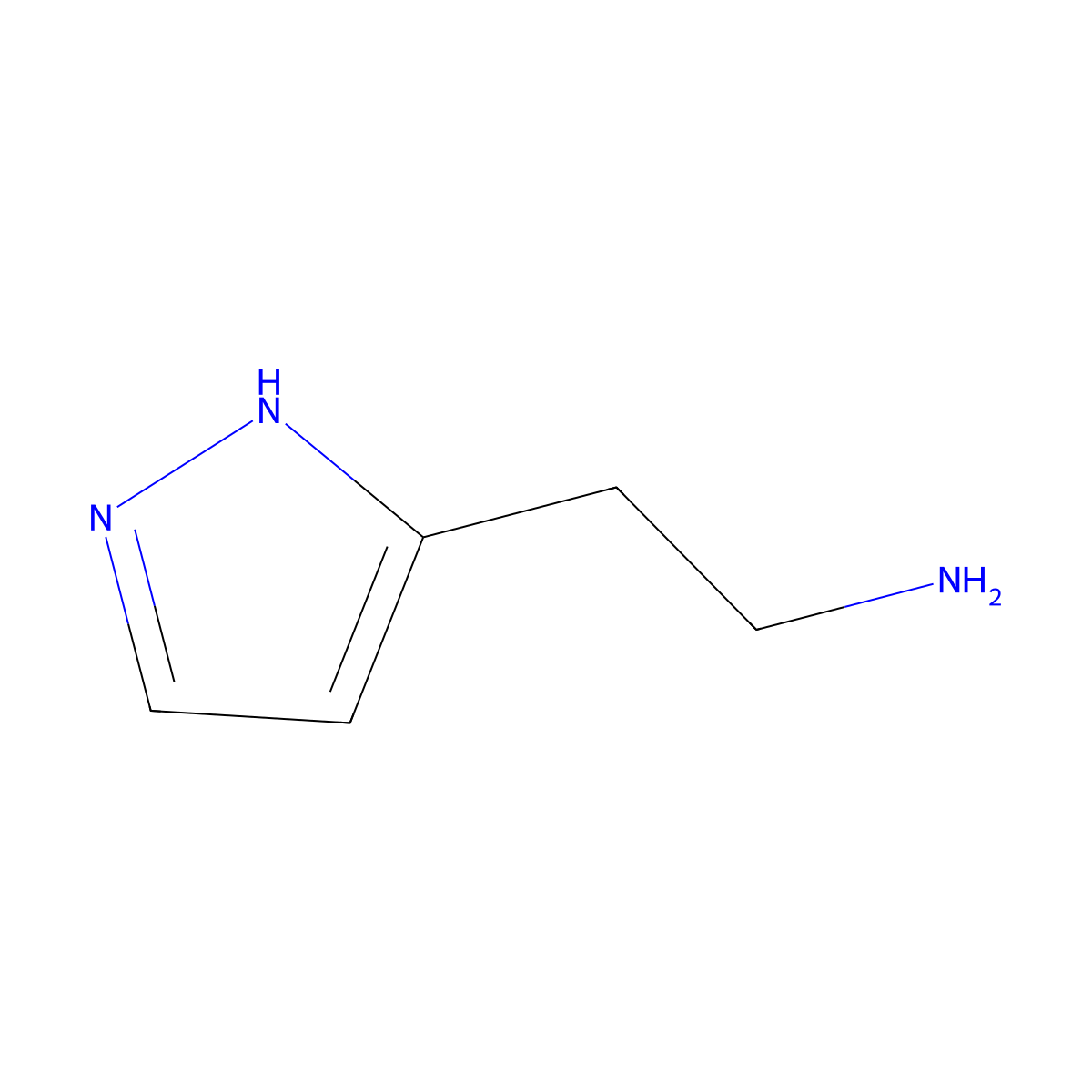 Betazole molecular structure, CAS 105-20-4