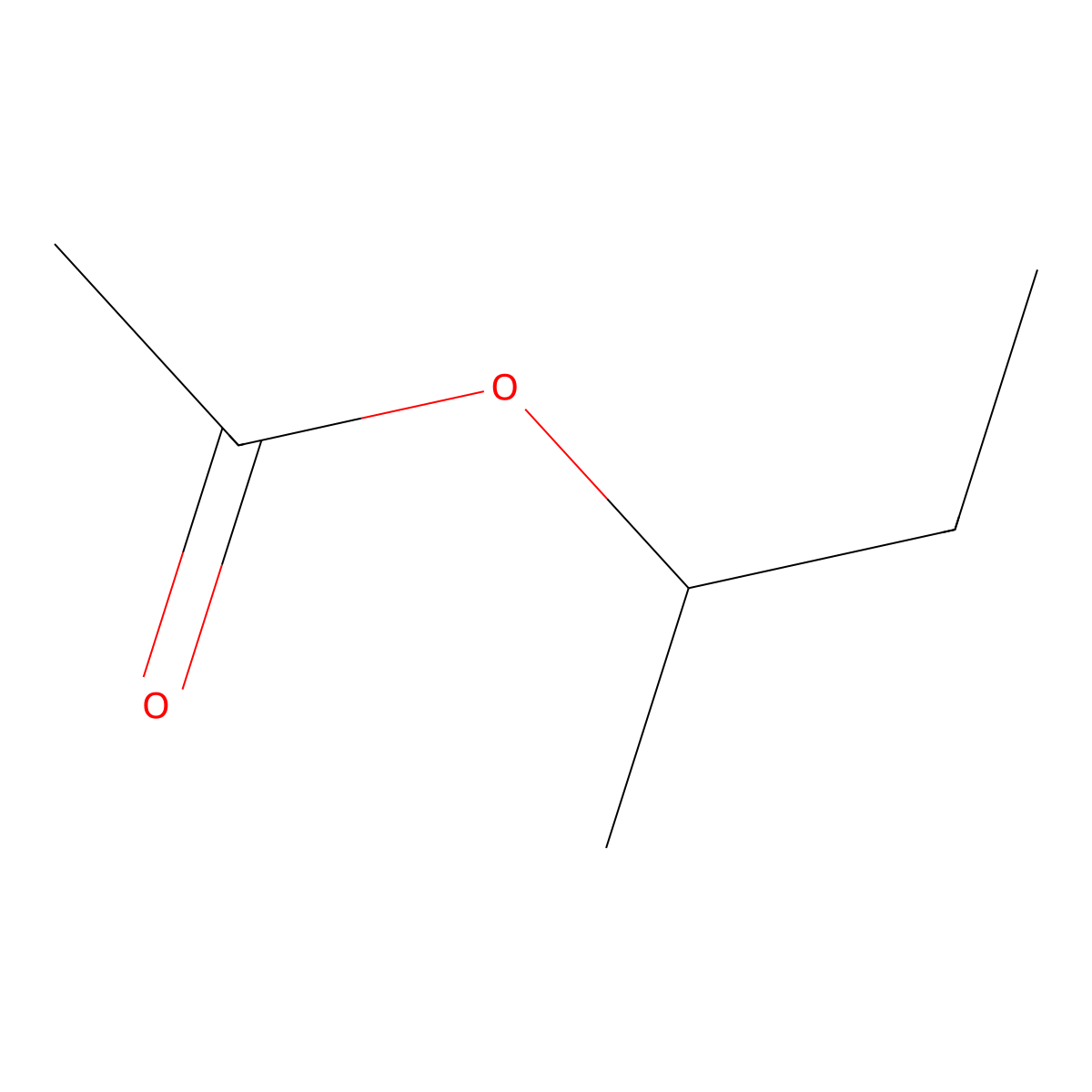 Sec-Butyl acetate molecular structure, CAS 105-46-4