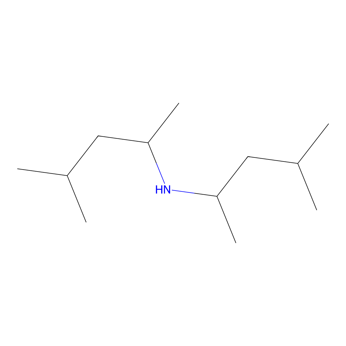 1,1',3,3'-Tetramethyldibutylamine molecular structure, CAS 105-51-1