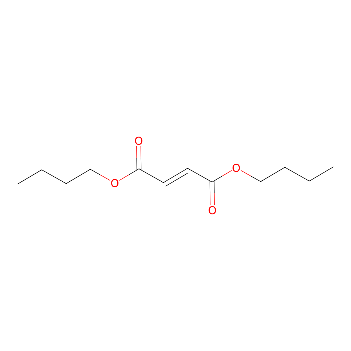 Dibutyl maleate molecular structure, CAS 105-76-0