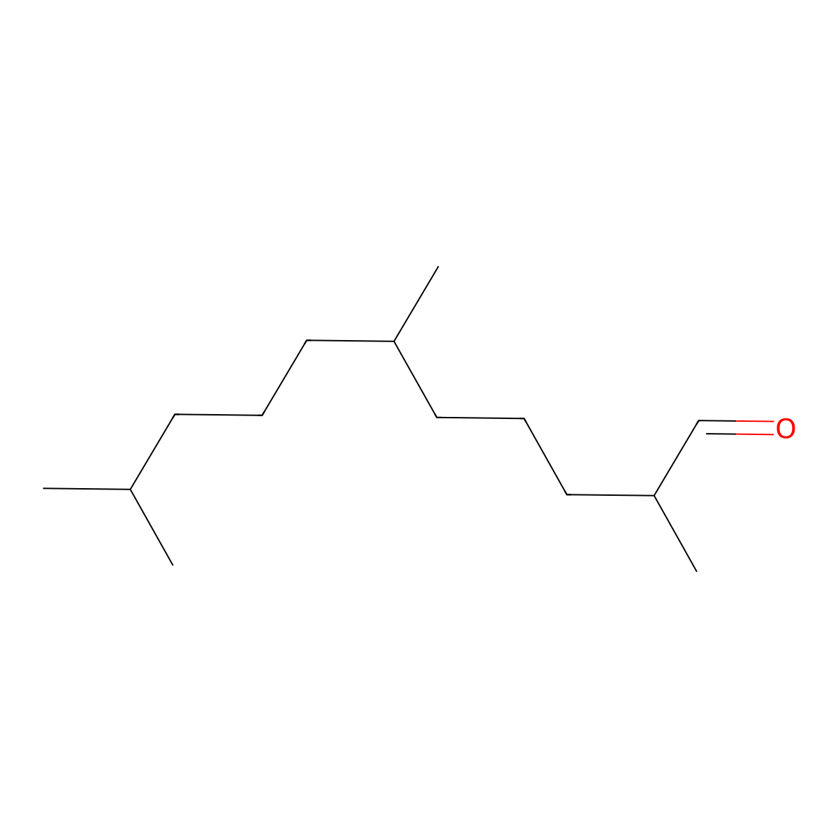 Undecanal, 2,6,10-trimethyl- molecular structure, CAS 105-88-4