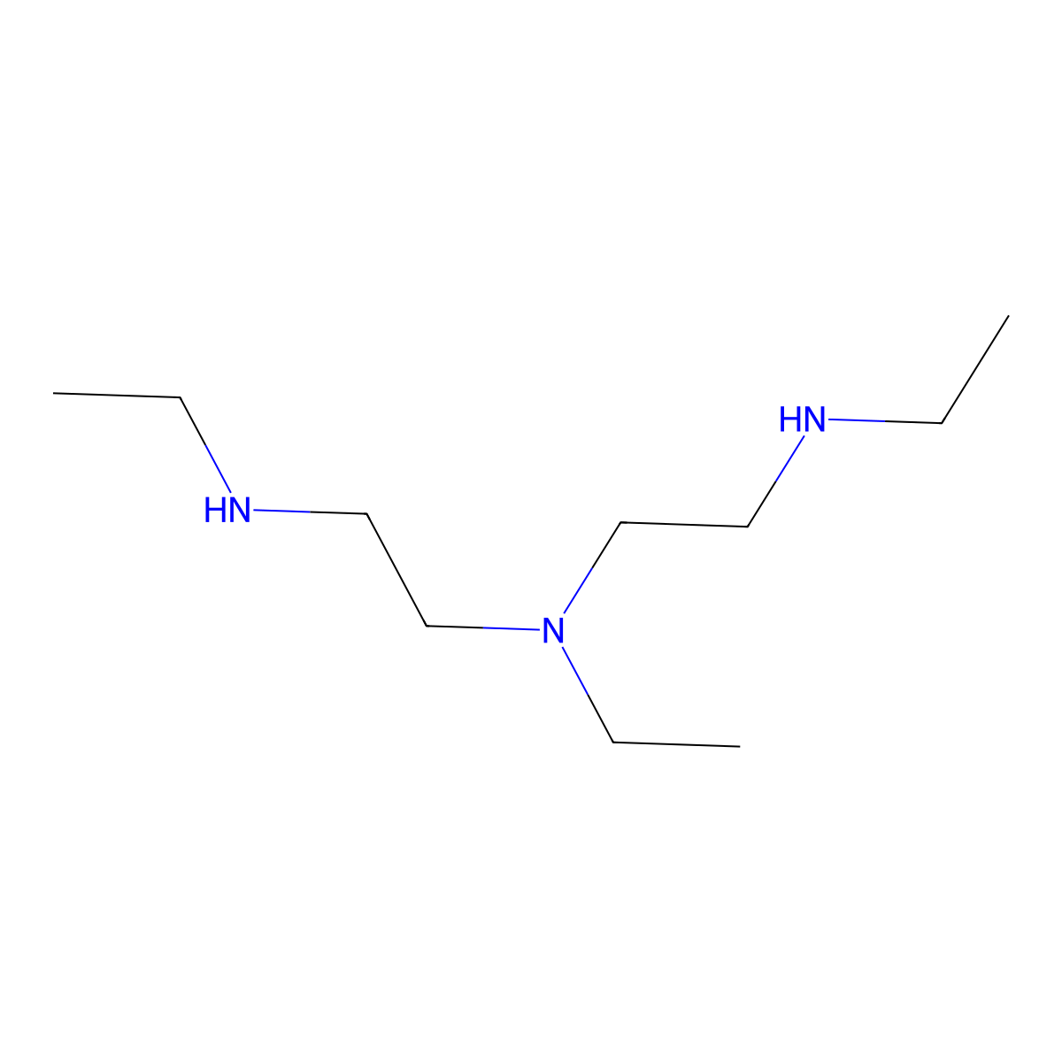 N-ethylbis(2-ethylaminoethyl)amine molecular structure, CAS 105-93-1