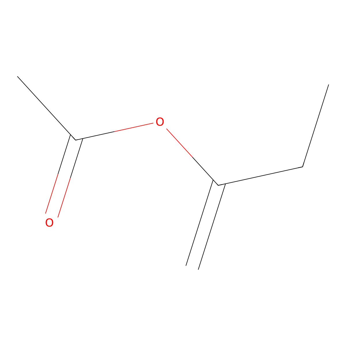 1-Ethylvinyl acetate molecular structure, CAS 10500-08-0