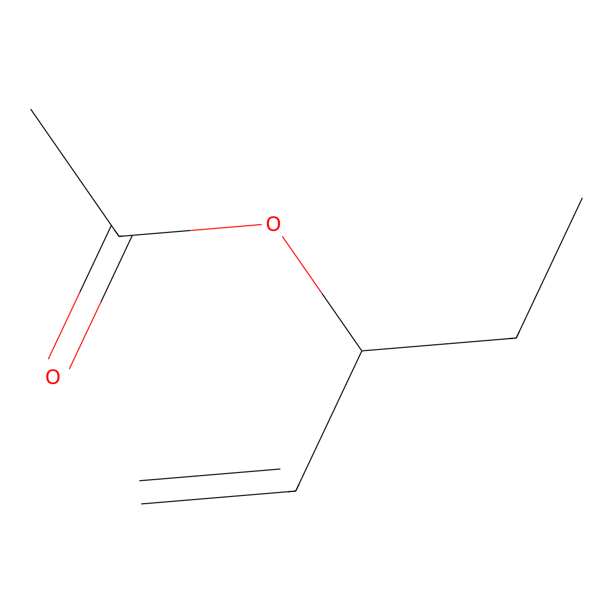 1-Penten-3-yl Acetate molecular structure, CAS 10500-11-5