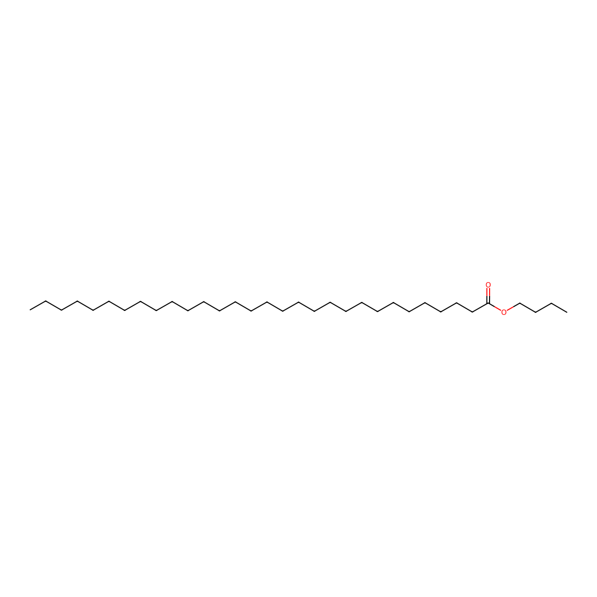 Butyl Triacontanoate molecular structure, CAS 105025-97-6