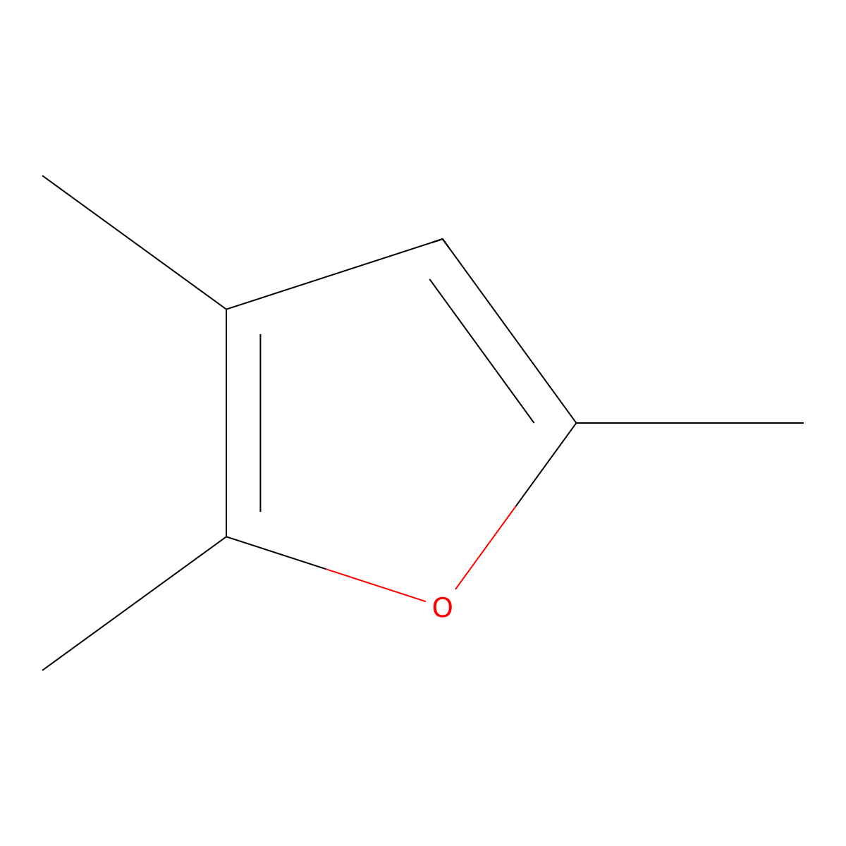 2,3,5-Trimethylfuran molecular structure, CAS 10504-04-8