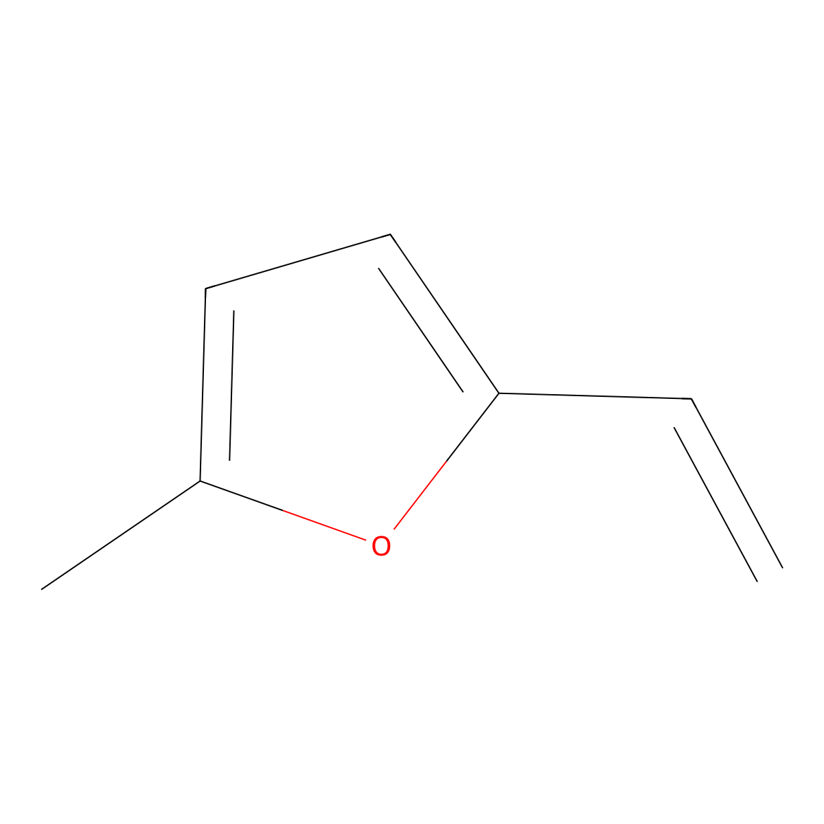 2-Ethenyl-5-methylfuran molecular structure, CAS 10504-13-9