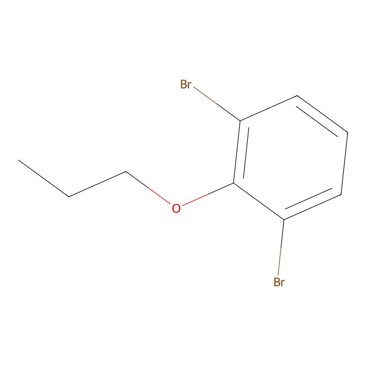 1,3-Dibromo-2-propoxybenzene molecular structure, CAS 1050424-10-6