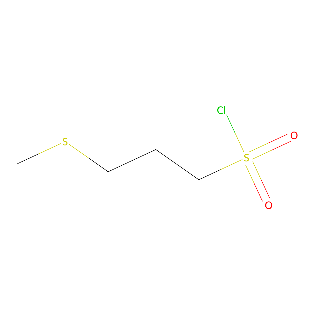 3-(Methylsulfanyl)propane-1-sulfonyl chloride molecular structure, CAS 1050514-23-2