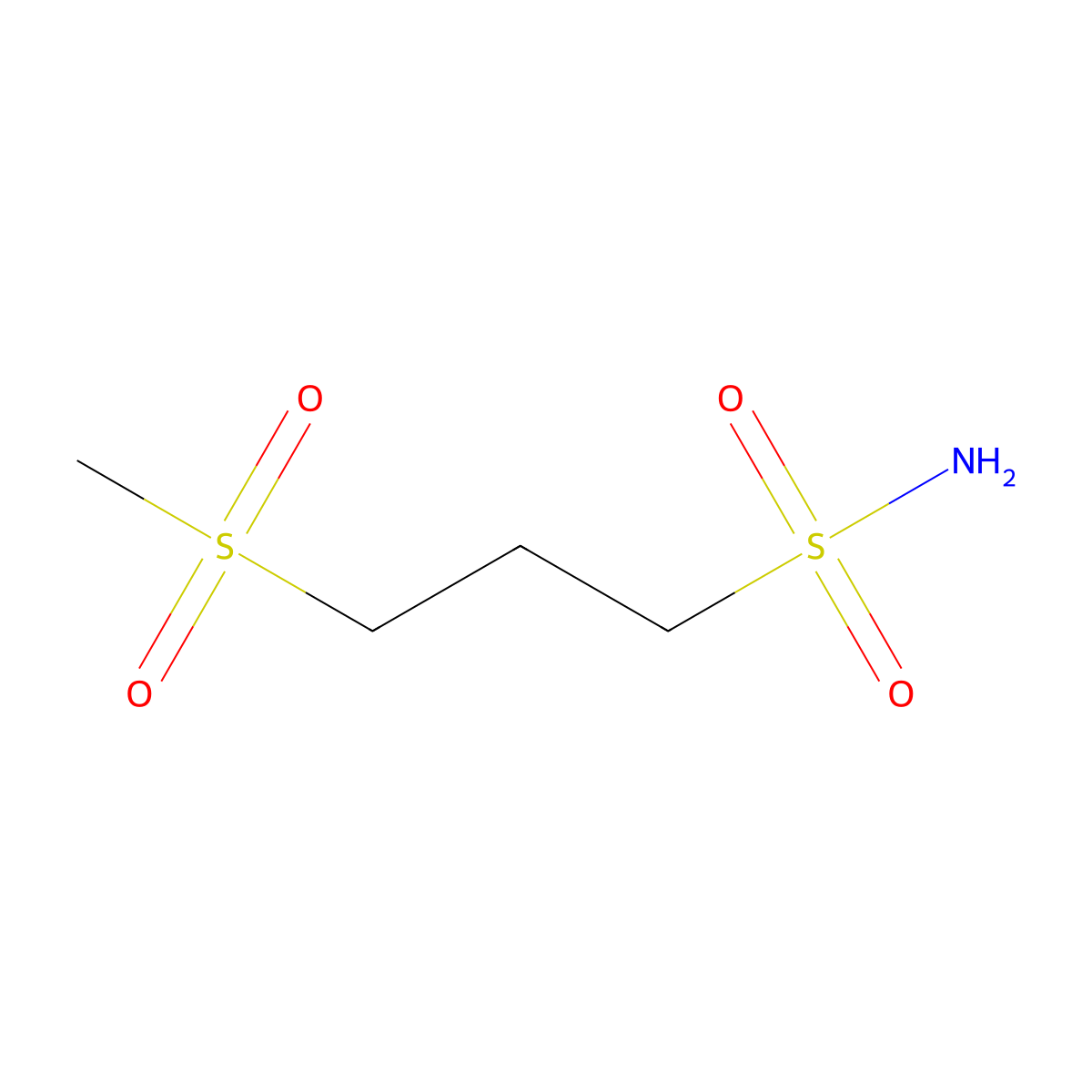 3-Methanesulfonylpropane-1-sulfonamide molecular structure, CAS 1050514-24-3