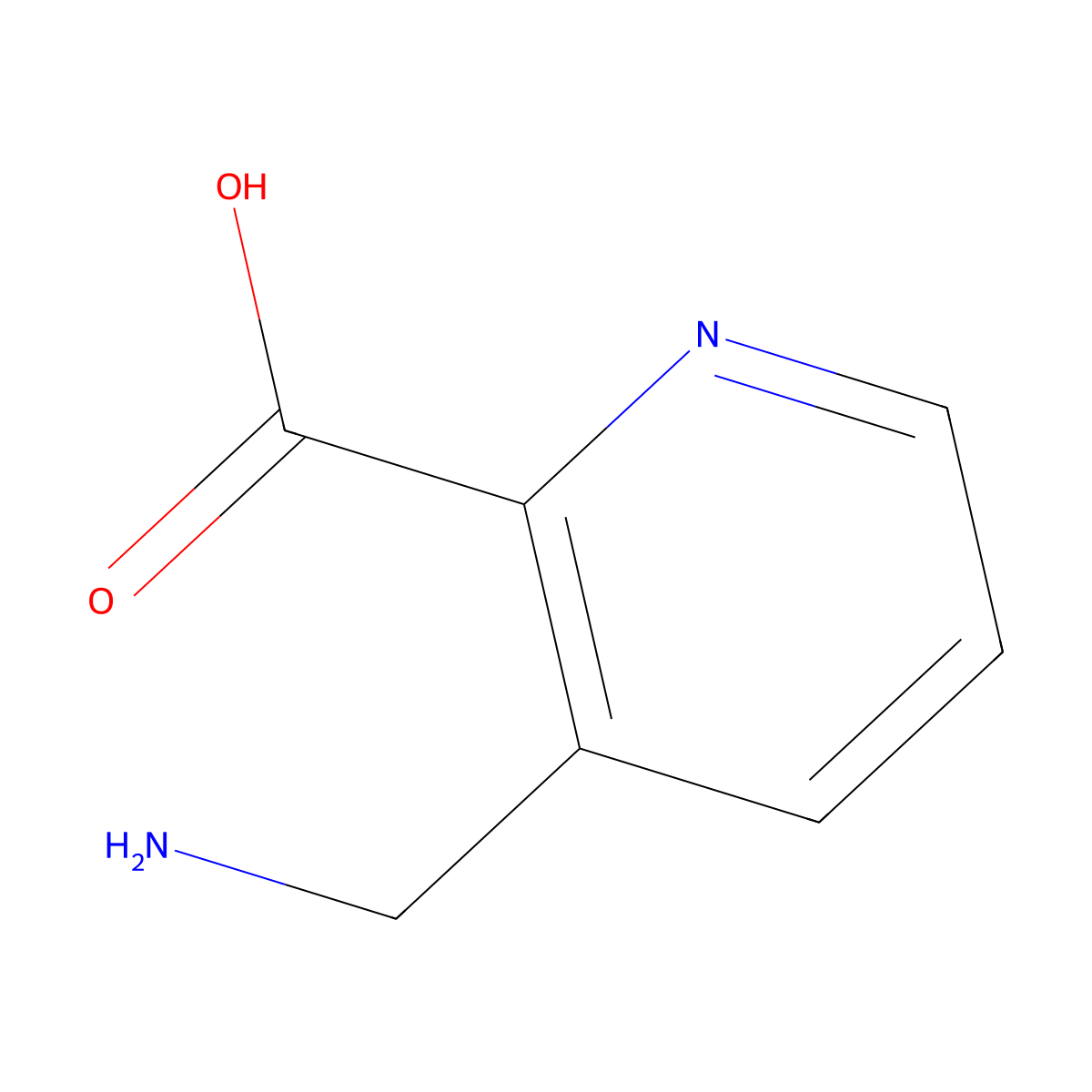 3-(Aminomethyl)picolinic acid molecular structure, CAS 1050610-92-8