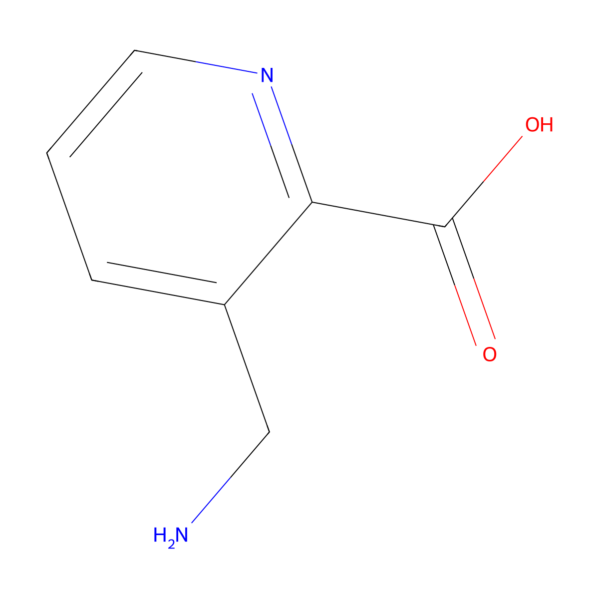 3-(Aminomethyl)picolinic acid molecular structure, CAS 1050610-92-8
