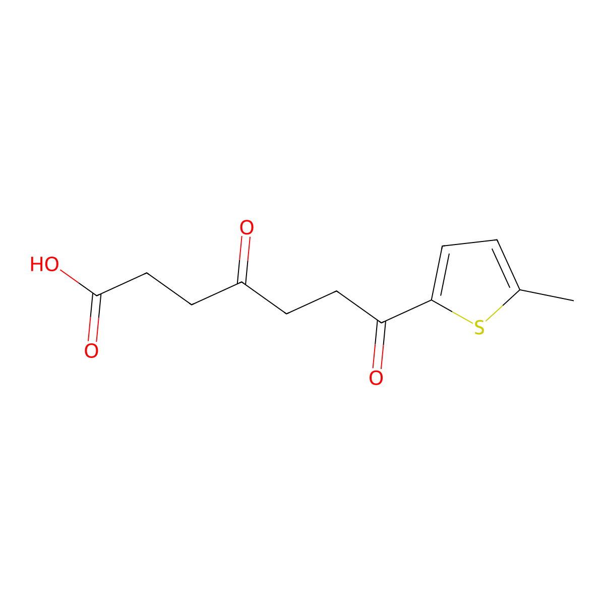 7-(5-Methylthiophen-2-yl)-4,7-dioxoheptanoic acid molecular structure, CAS 1050884-12-2