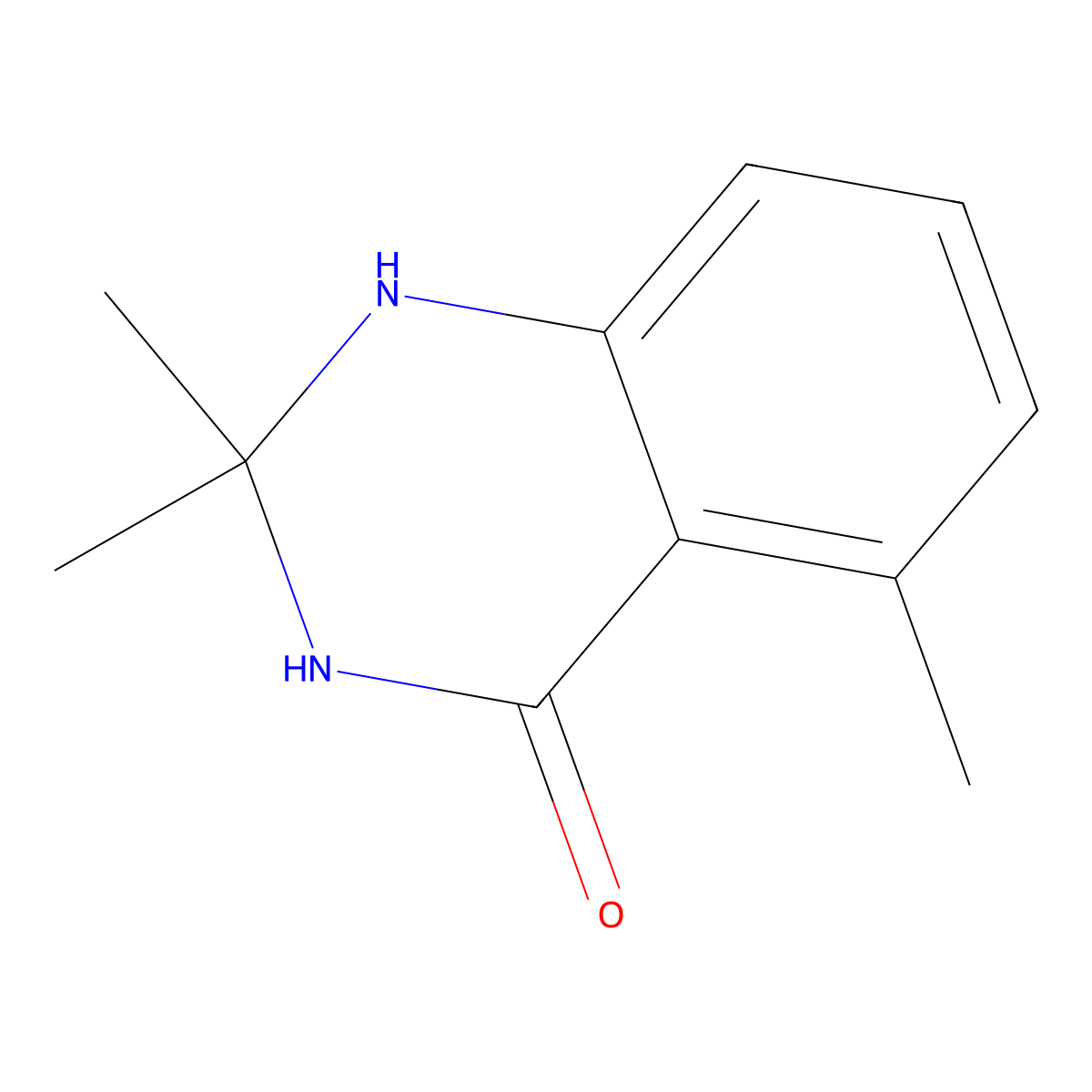 2,2,5-Trimethyl-1,2,3,4-tetrahydroquinazolin-4-one molecular structure, CAS 1050885-58-9
