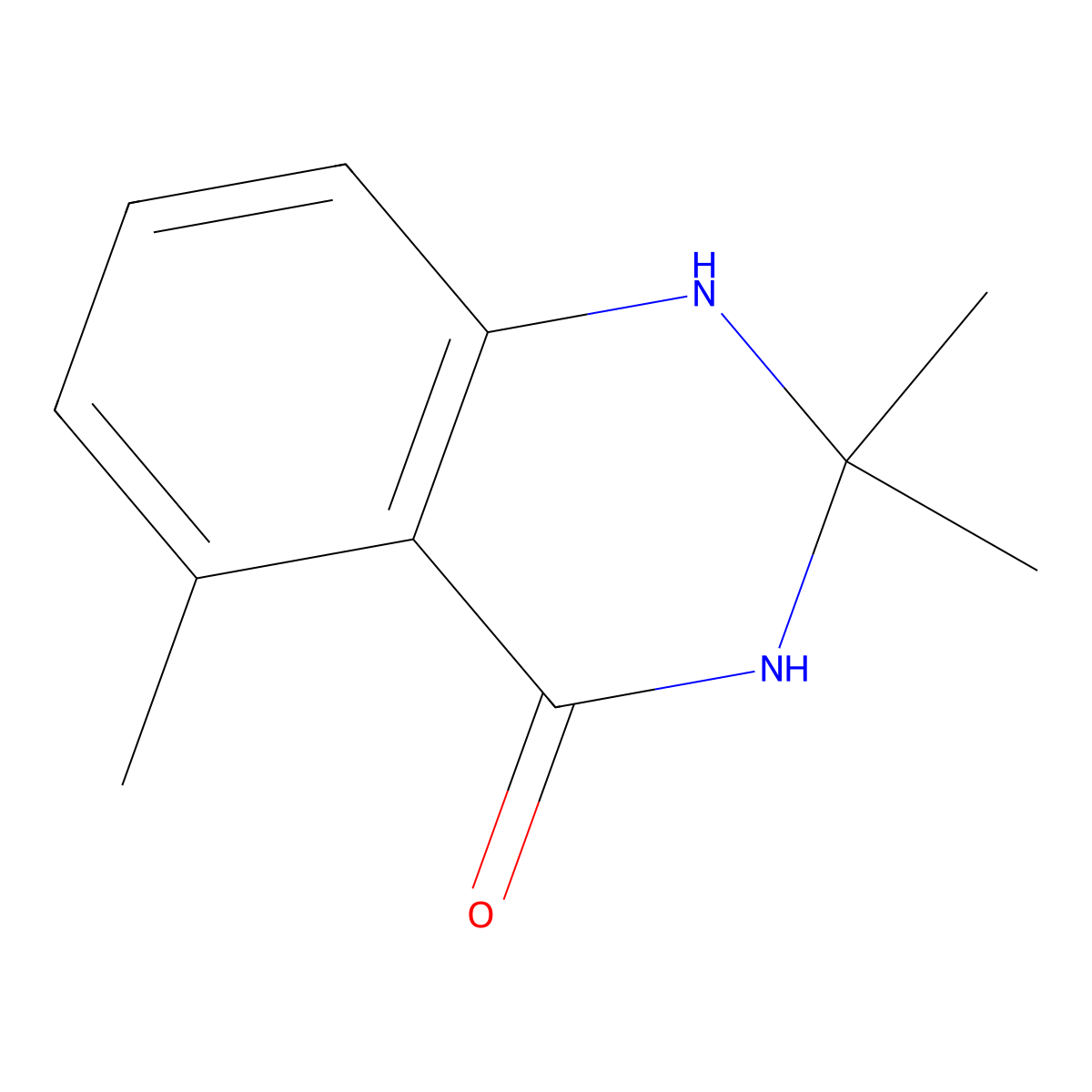 2,2,5-Trimethyl-1,2,3,4-tetrahydroquinazolin-4-one molecular structure, CAS 1050885-58-9
