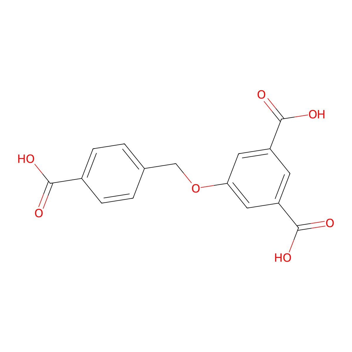 5-((4-Carboxybenzyl)oxy)isophthalic acid molecular structure, CAS 1050912-62-3