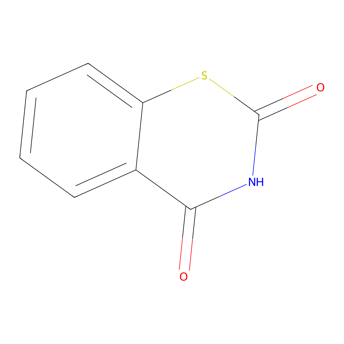 2H-1,3-Benzothiazine-2,4(3H)-dione molecular structure, CAS 10512-65-9