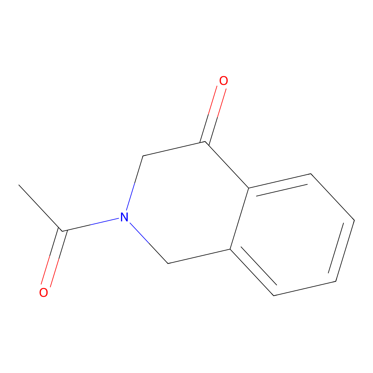 2-Acetyl-2,3-dihydroisoquinolin-4(1H)-one molecular structure, CAS 105121-99-1