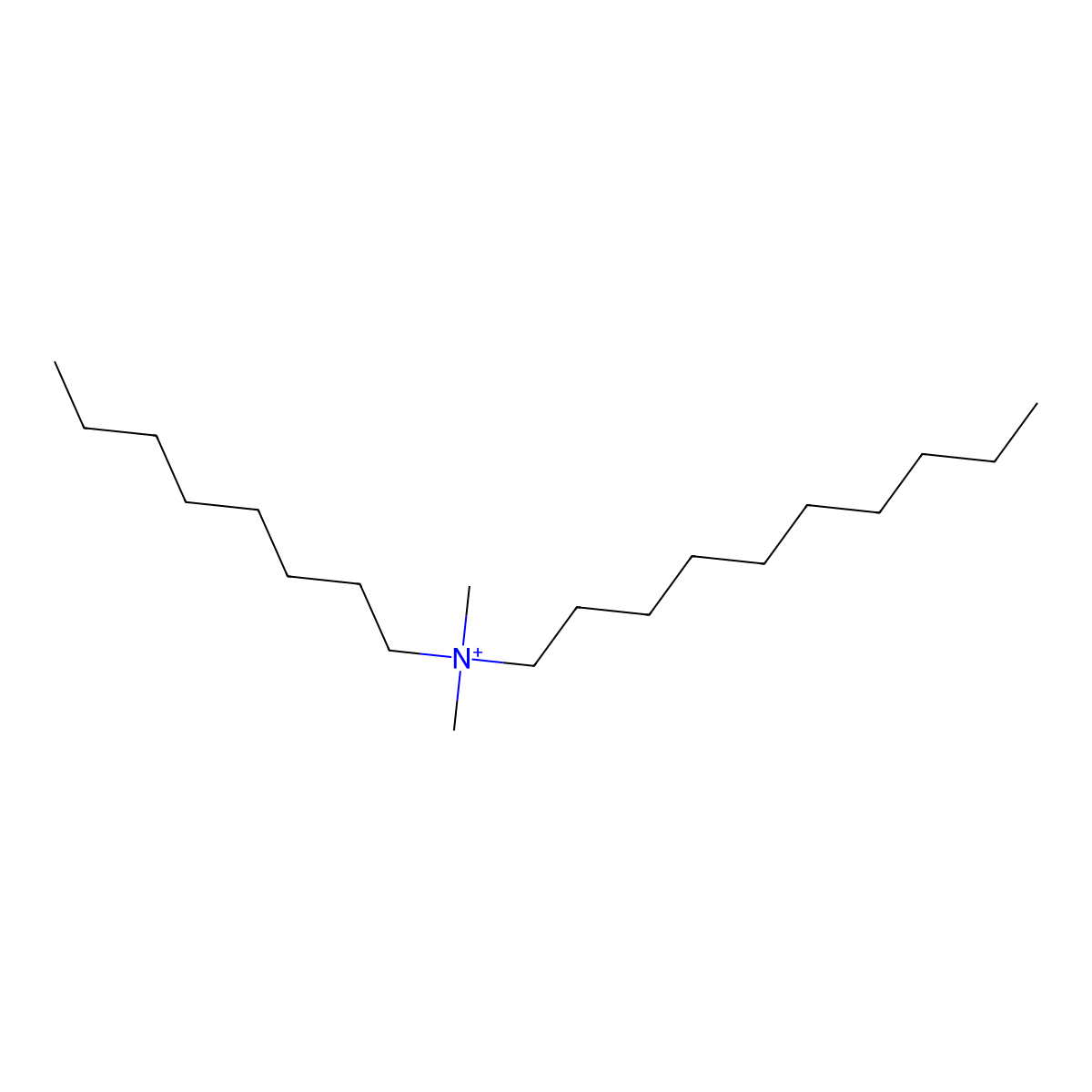 Quaternium-24 cation molecular structure, CAS 105169-78-6