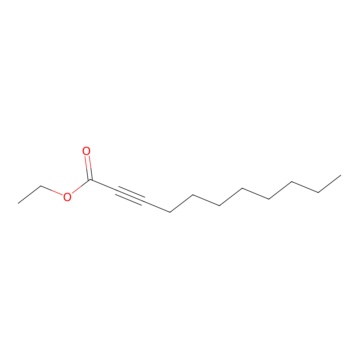 2-Undecynoic acid, ethyl ester molecular structure, CAS 10519-17-2