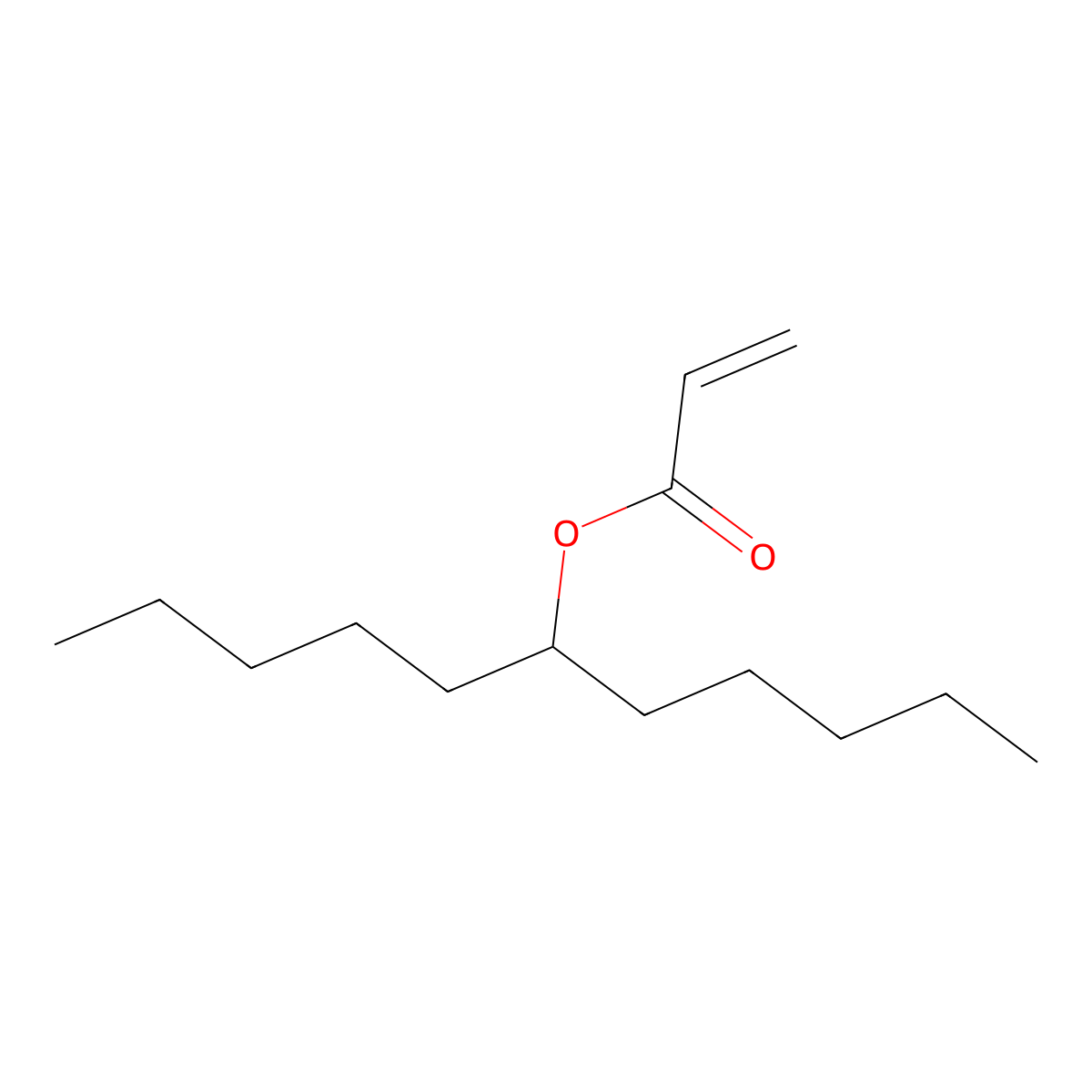 Undecan-6-YL acrylate molecular structure, CAS 1051938-74-9