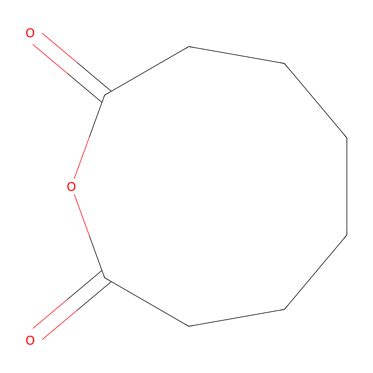 Oxonane-2,9-dione molecular structure, CAS 10521-06-9