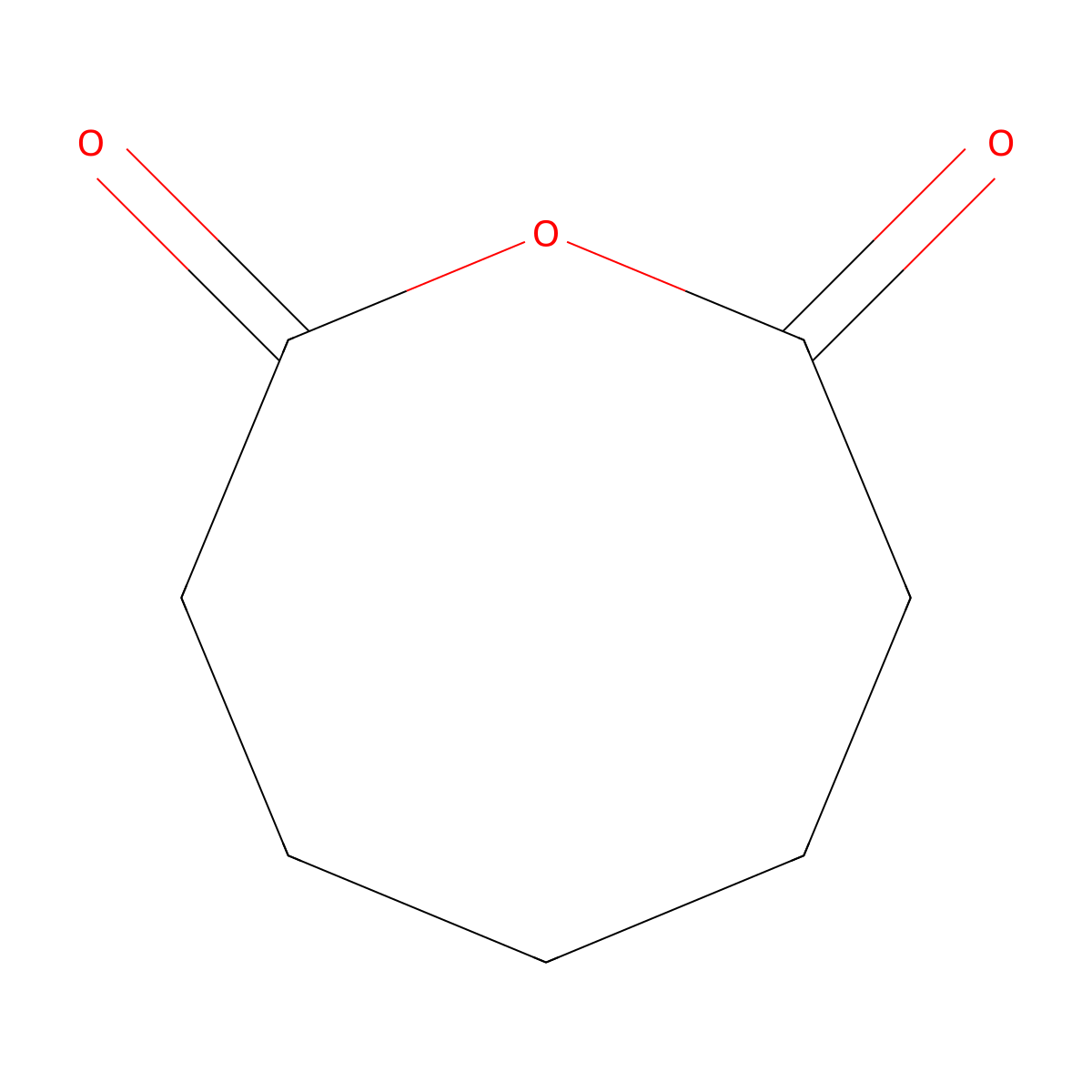 Oxocane-2,8-dione molecular structure, CAS 10521-07-0