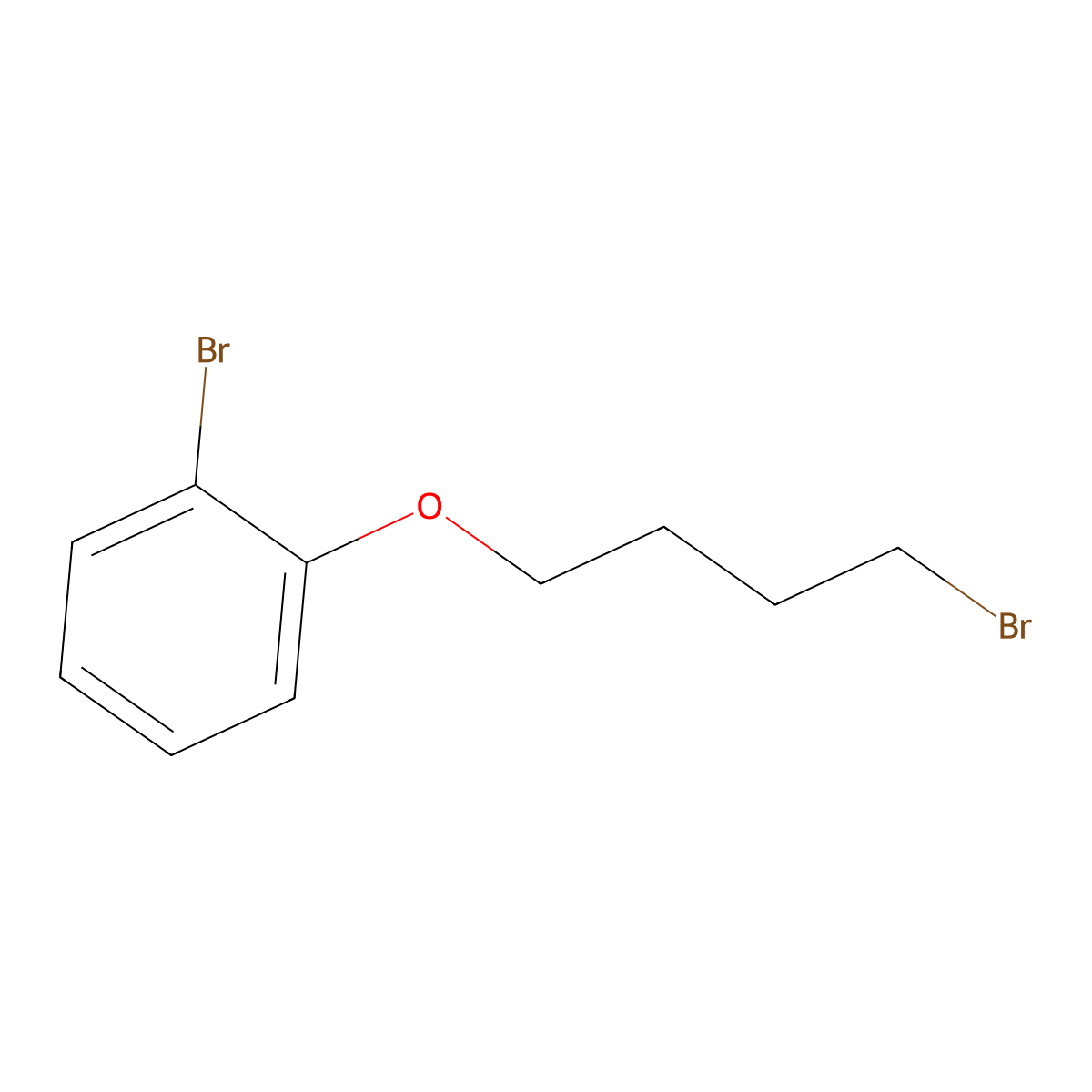 1-Bromo-2-(4-bromobutoxy)benzene molecular structure, CAS 105212-11-1