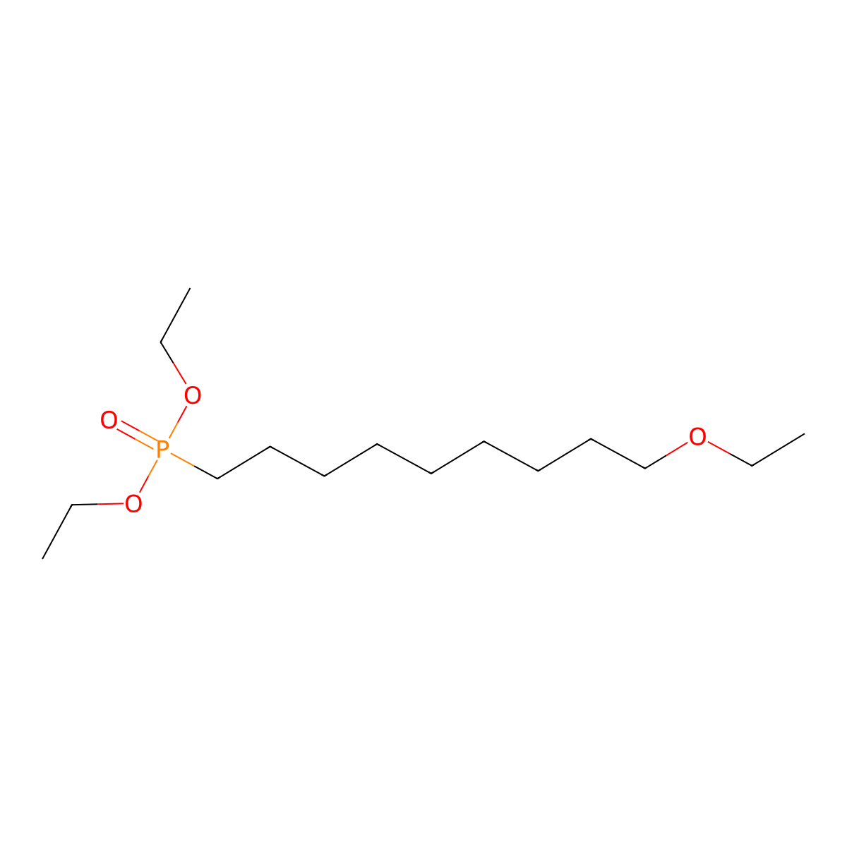 Diethyl 9-ethoxynonylphosphonate molecular structure, CAS 1052137-31-1