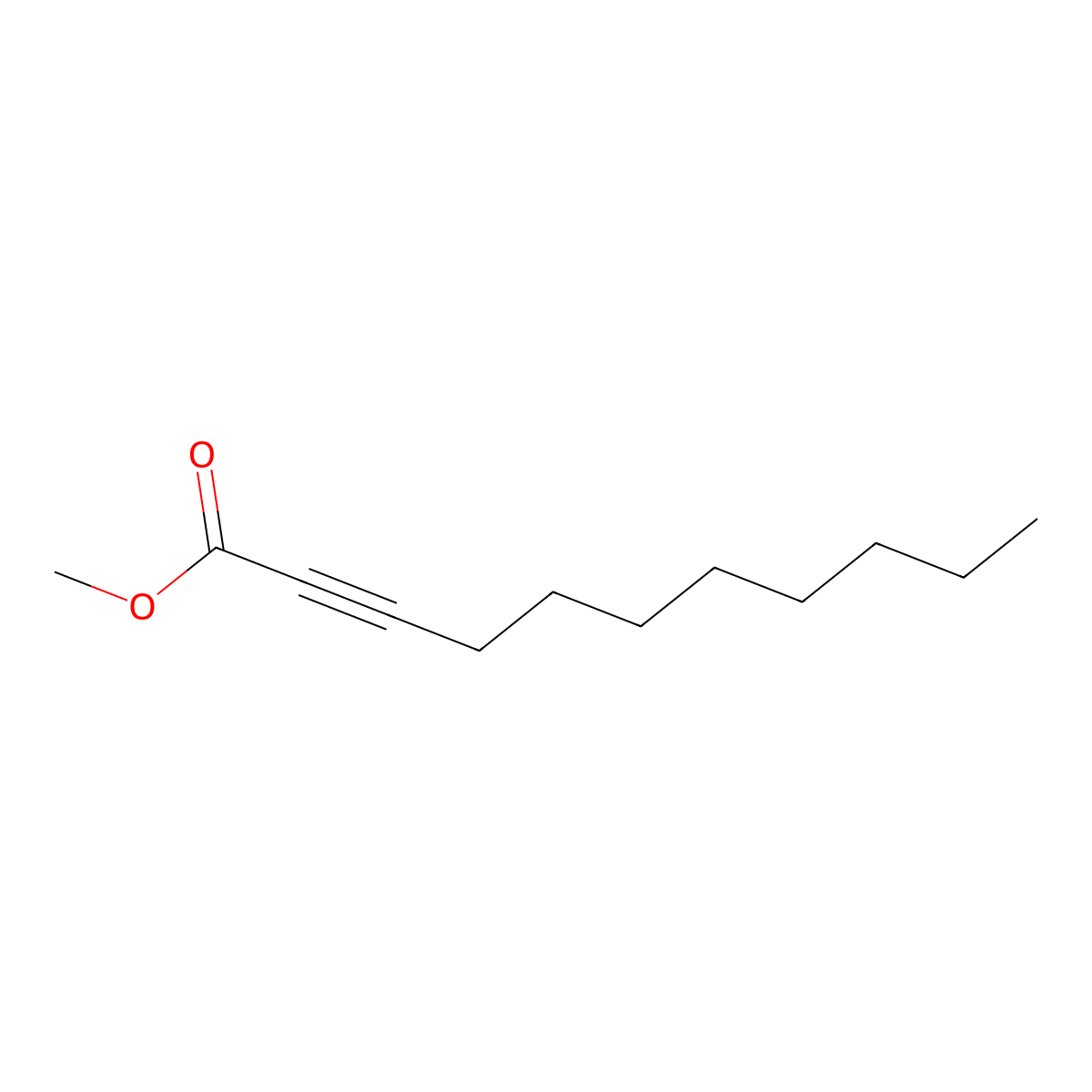 Methyl 2-undecynoate molecular structure, CAS 10522-18-6