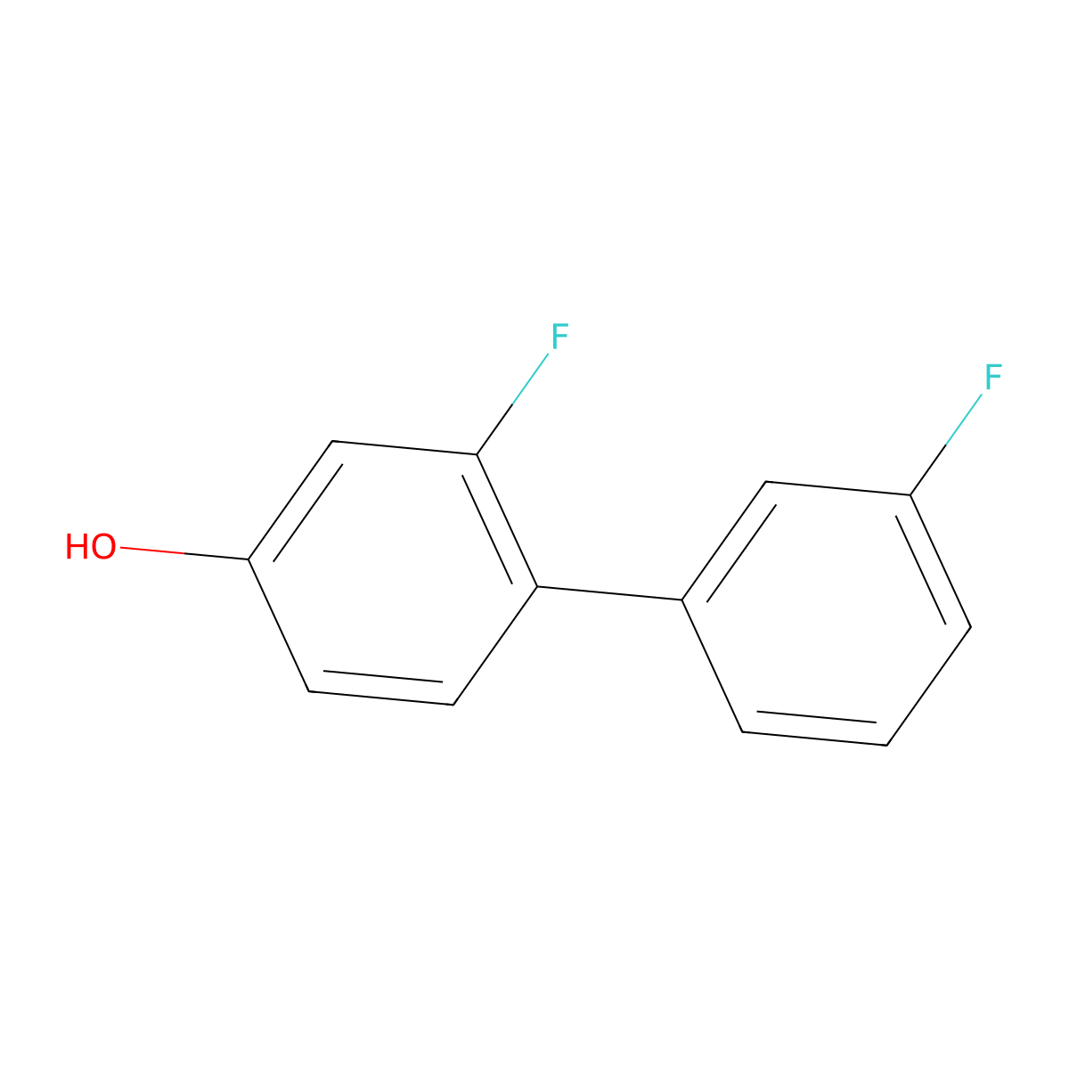4-(3-Fluorophenyl)-3-fluorophenol molecular structure, CAS 1052241-69-6
