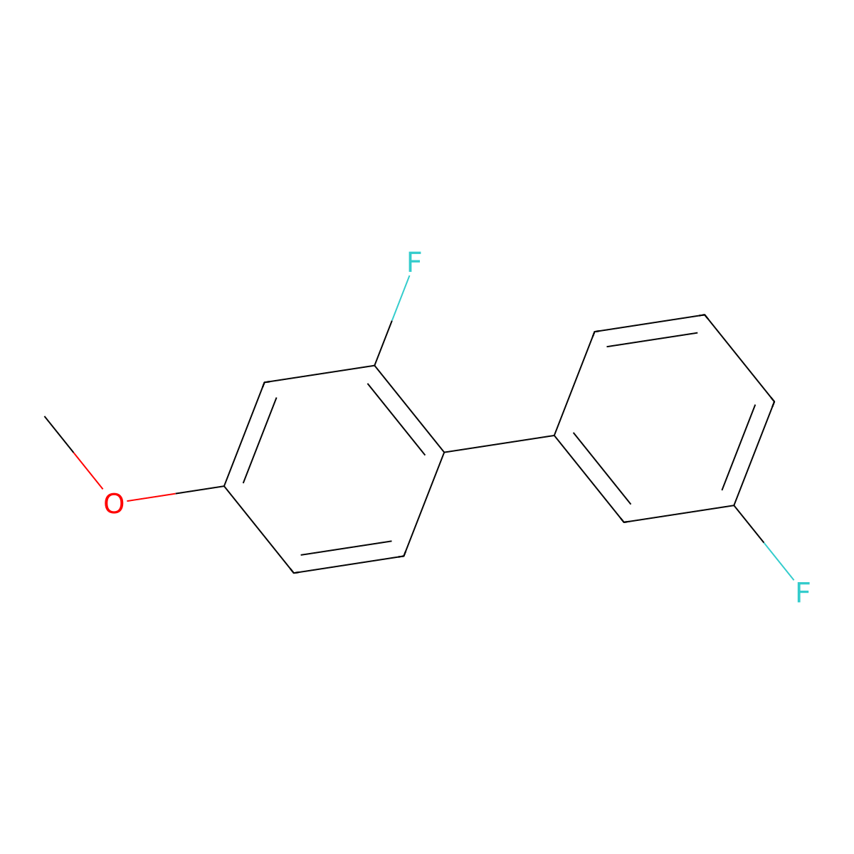2,3'-Difluoro-4-methoxybiphenyl molecular structure, CAS 1052241-71-0
