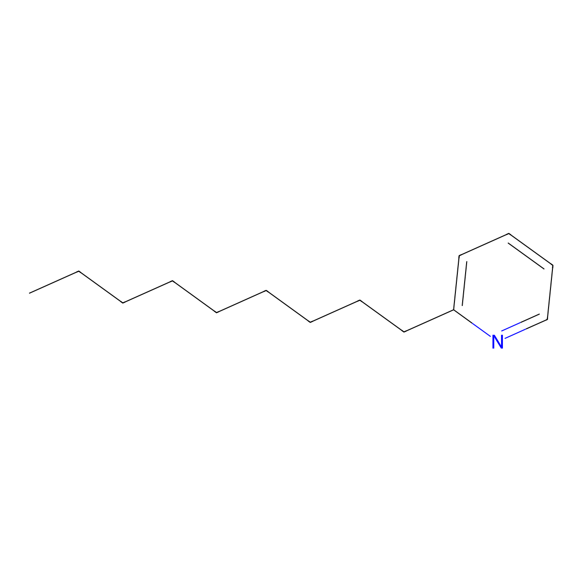 2-Nonylpyridine molecular structure, CAS 10523-35-0