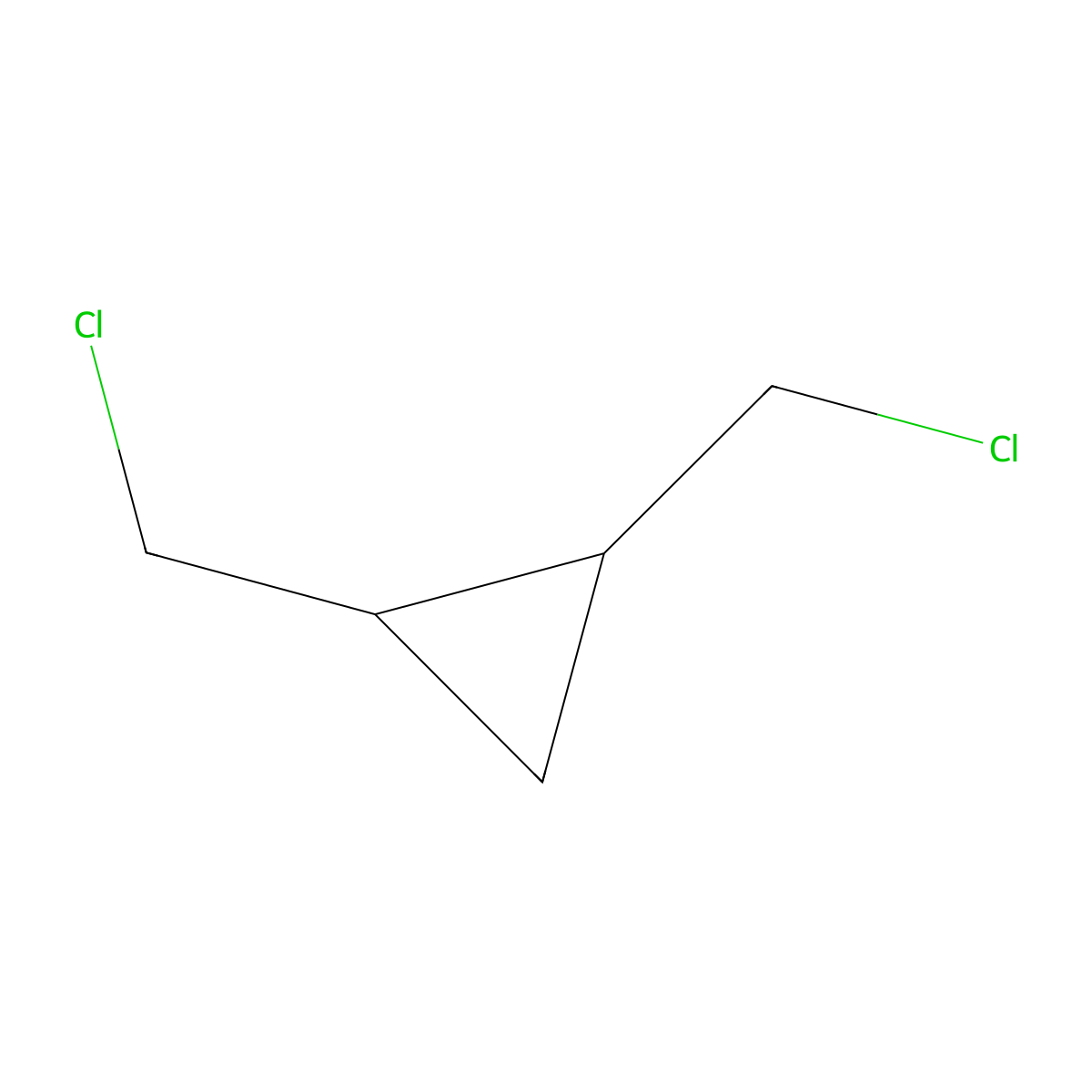 (1R,2S)-1,2-bis(chloromethyl)cyclopropane molecular structure, CAS 10523-99-6