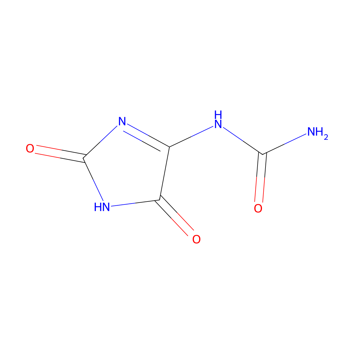 1-(2,5-Dioxo-2,5-dihydro-1H-imidazol-4-YL)urea molecular structure, CAS 105245-87-2