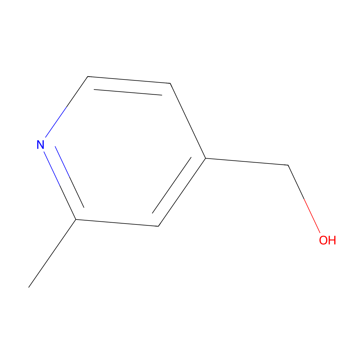(2-Methylpyridin-4-yl)methanol molecular structure, CAS 105250-16-6