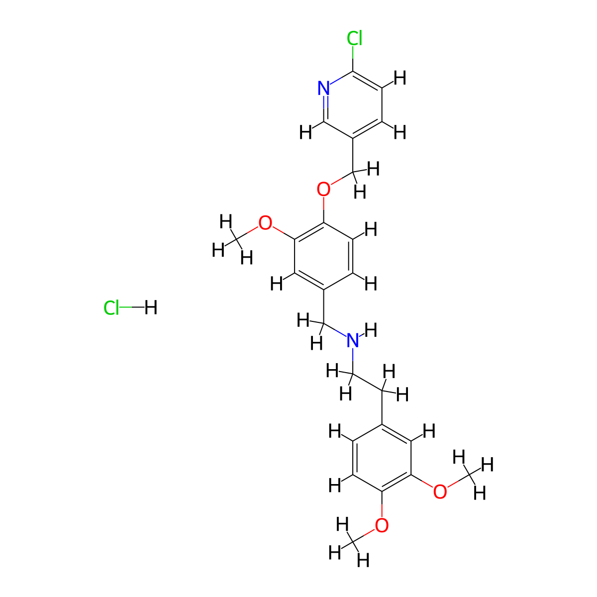 SBE13 hydrochloride molecular structure, CAS 1052532-15-6