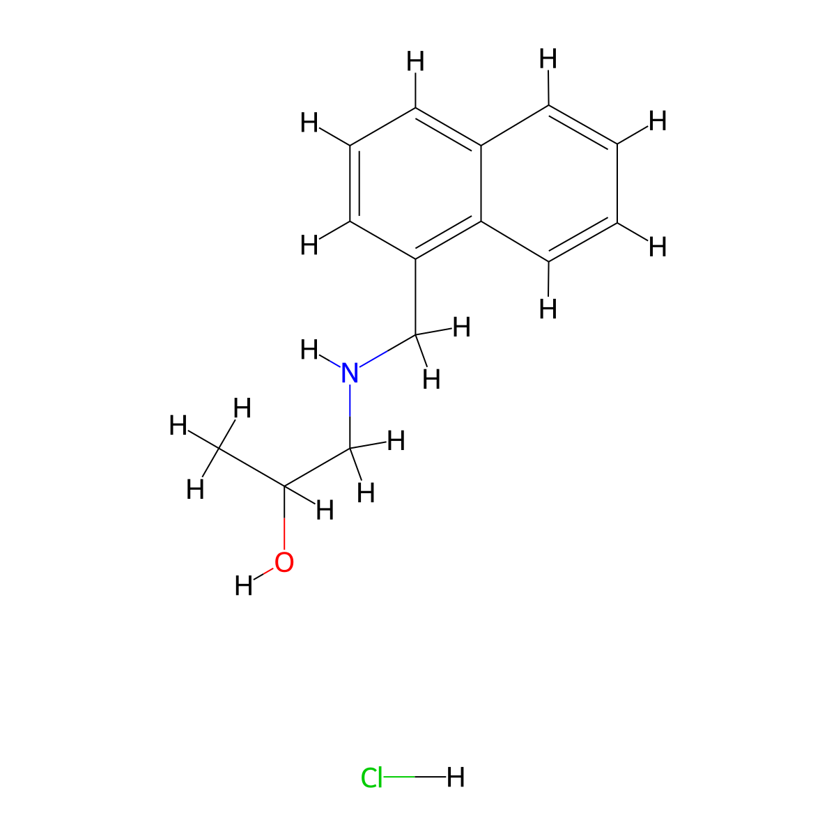 1-[(Naphthalen-1-ylmethyl)-amino]-propan-2-OL hydrochloride molecular structure, CAS 1052533-91-1