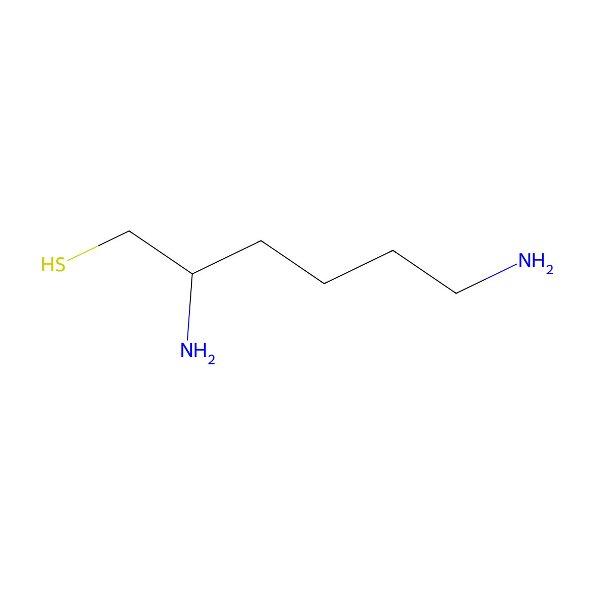 Lysinethiol molecular structure, CAS 105290-01-5