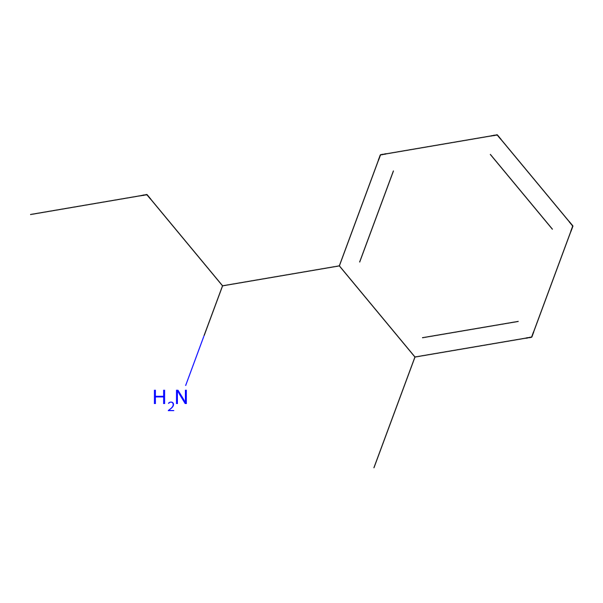 (R)-1-(o-Tolyl)propan-1-amine molecular structure, CAS 105290-96-8