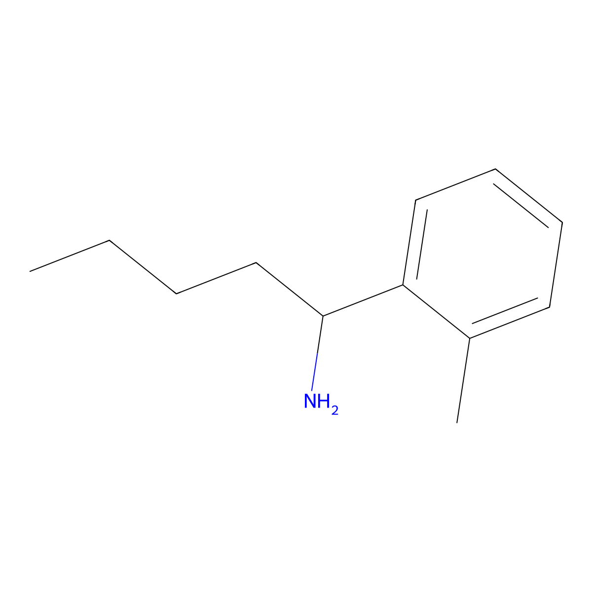 (R)-1-(o-Tolyl)pentan-1-amine molecular structure, CAS 105290-99-1