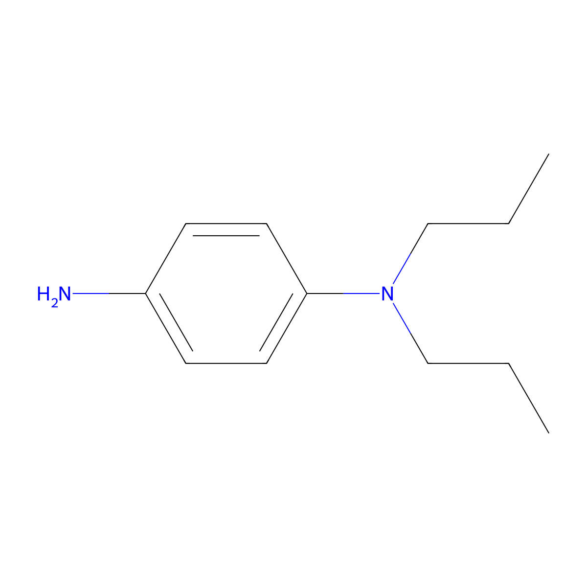 N1,N1-Dipropylbenzene-1,4-diamine molecular structure, CAS 105293-89-8