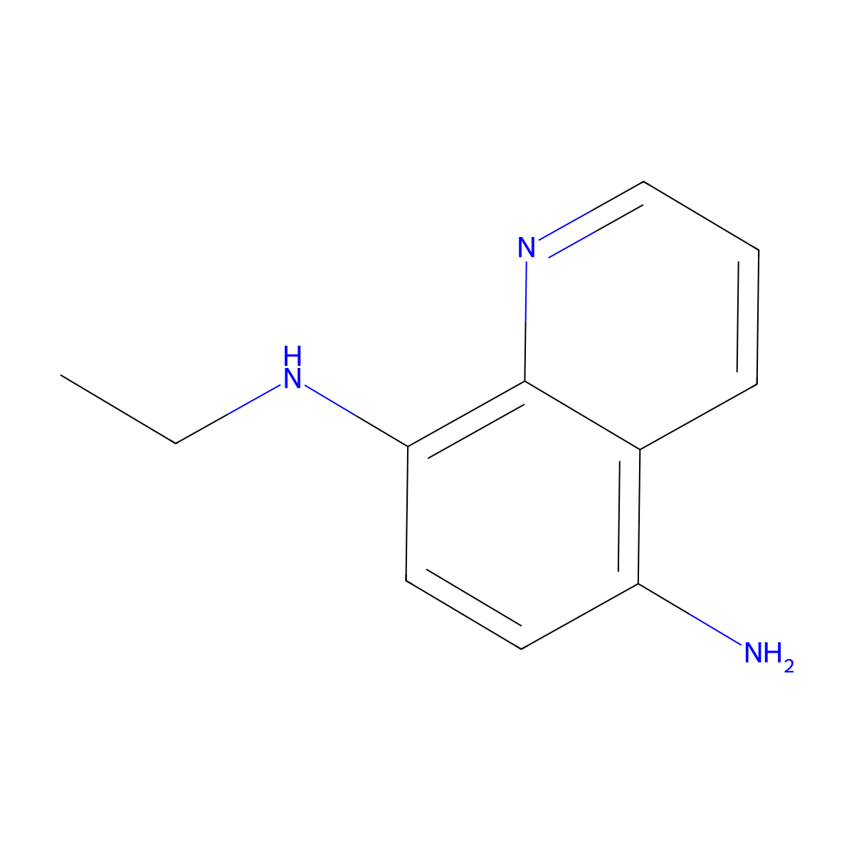 8-N-Ethylquinoline-5,8-diamine molecular structure, CAS 105297-30-1